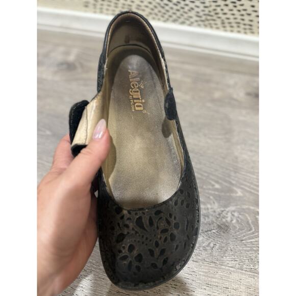 ALEGRIA PAL-845 Paloma Treasure Bronze Brown Leather Mary Jane Shoes 7/37 $140 - Picture 7 of 8